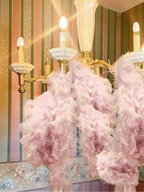 Feather Boa Boudoir Accessory - Soft Lilac